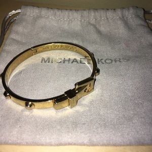 Michael Kors gold studded bracelet
